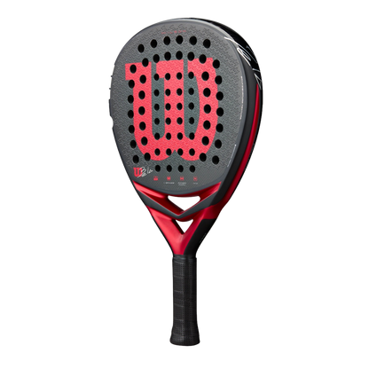 Padel racket with Wilson logo on a white background