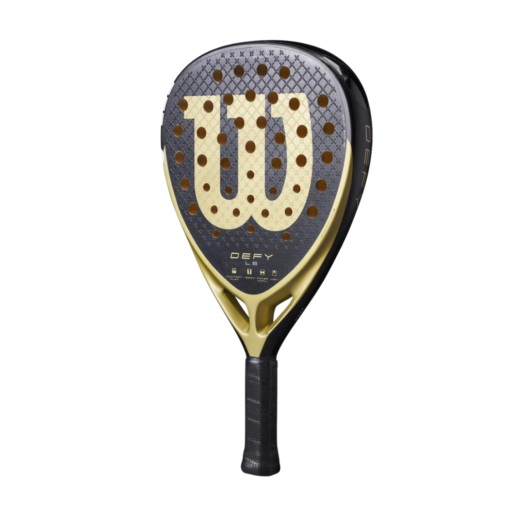 Padel racket with Wilson logo on a white background