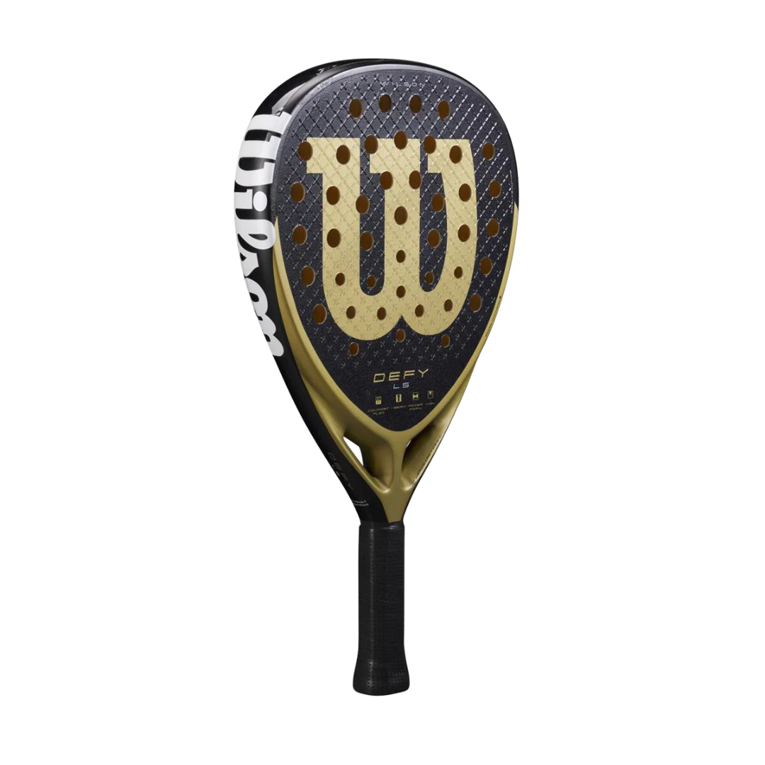 Padel racket with Wilson logo on a white background