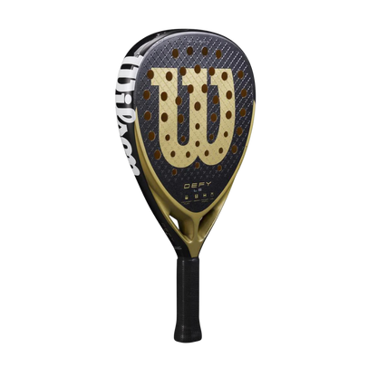 Padel racket with Wilson logo on a white background