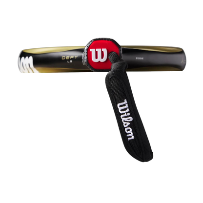 Padel racket with Wilson logo on a white background