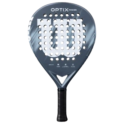 Wilson OPTIX V2 Power Blue padel racket - teardrop shape