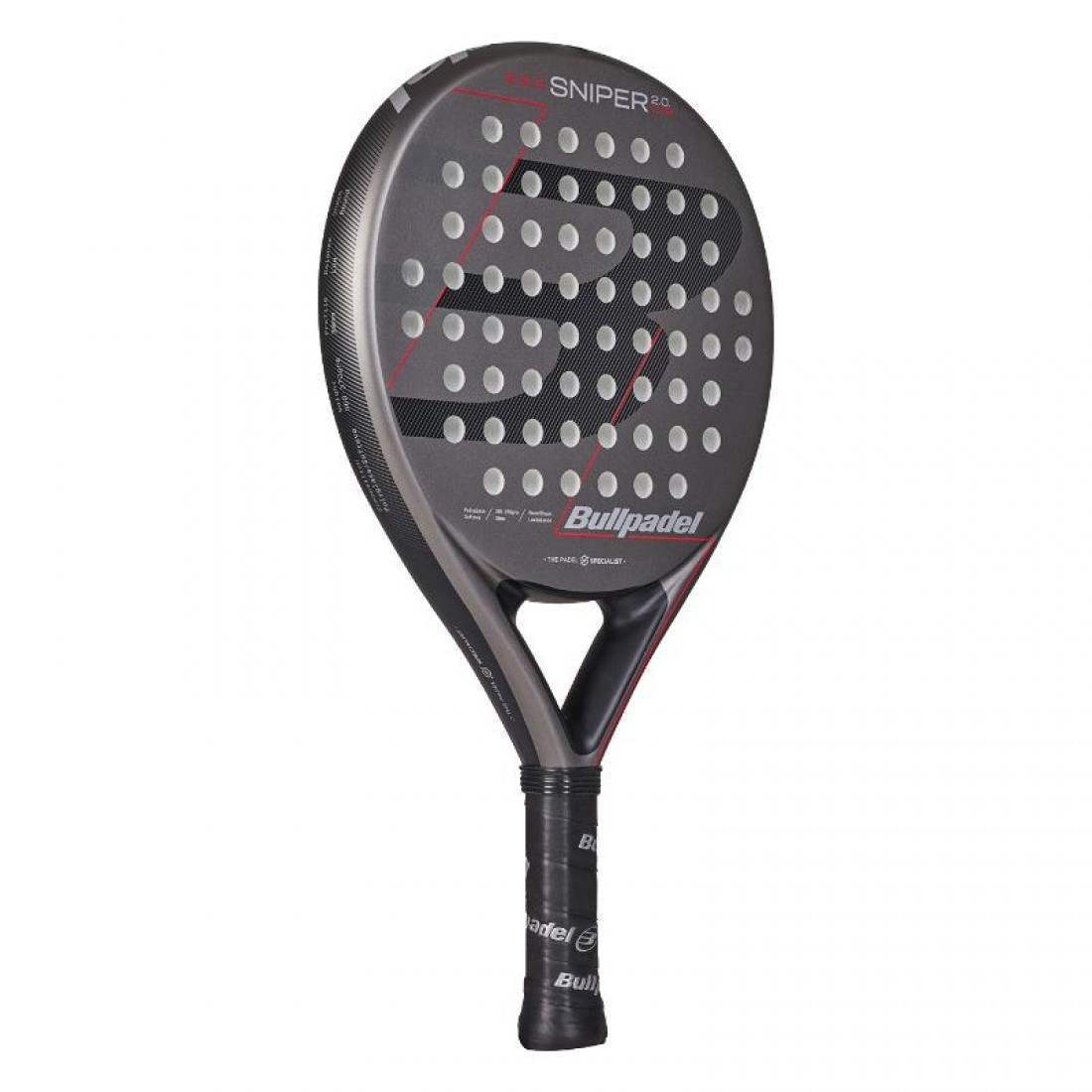 Bullpadel Sniper 2.0 Control 2026 - Grey Bullpadel